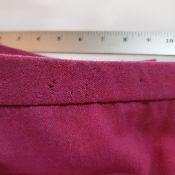 NWT Vintage 80's Pendleton 100% Virgin Wool Pink Pencil Skirt Size 12 - Picture 10 of 11